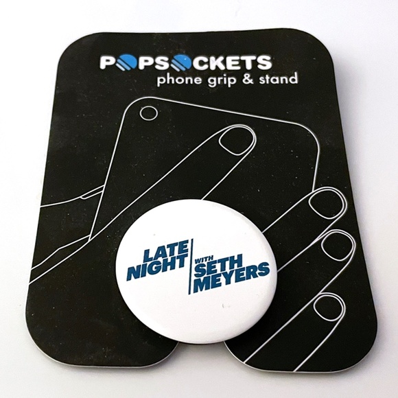"Late Night with Seth Myers" PopSockets PopGrip Premium Phone Grip and Stand - Picture 1 of 2